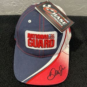 🔥🔥 Deadstock Vintage Y2K 2000s Dale Earnhardt Jr. National Guard NASCAR Hat